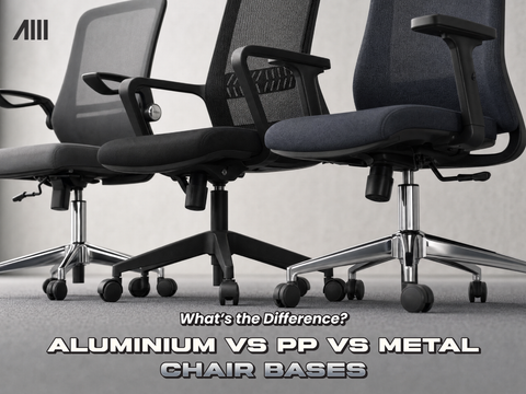 Metal vs Aluminium vs PP Chair Bases