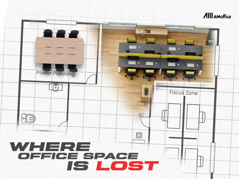  Build an efficient modern office layout with space-saving office furniture 