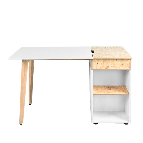 Afeel Desk c/w Open Shelf Cabinet