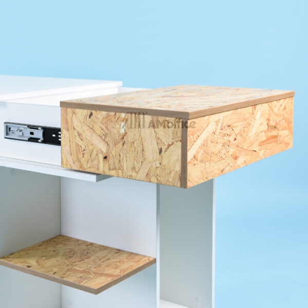 Acozy Desk c/w Slide Drawer Cabinet